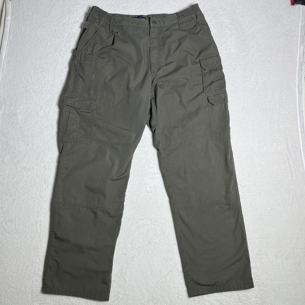 5.11 Tactical Taclite Pro Pants Mens 38x32 Khaki Ripstop Cargo Utility‎ Workwear